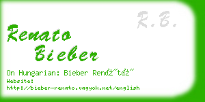 renato bieber business card